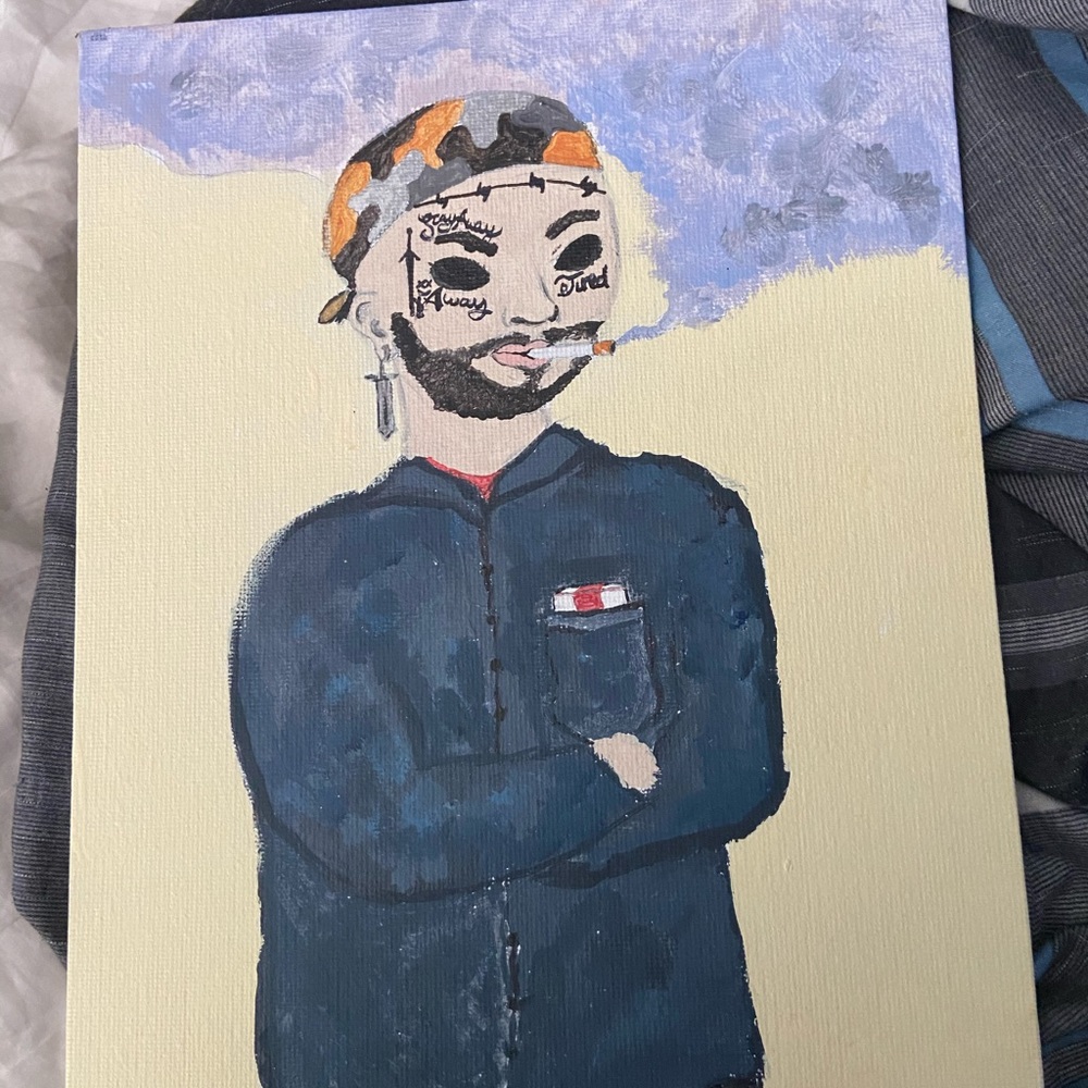 Post Malone Painting